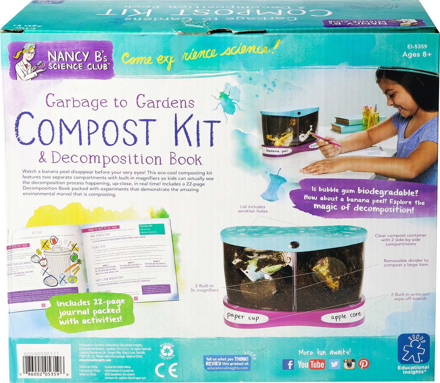 Nancy B's Science Club® Garbage to Gardens Compost