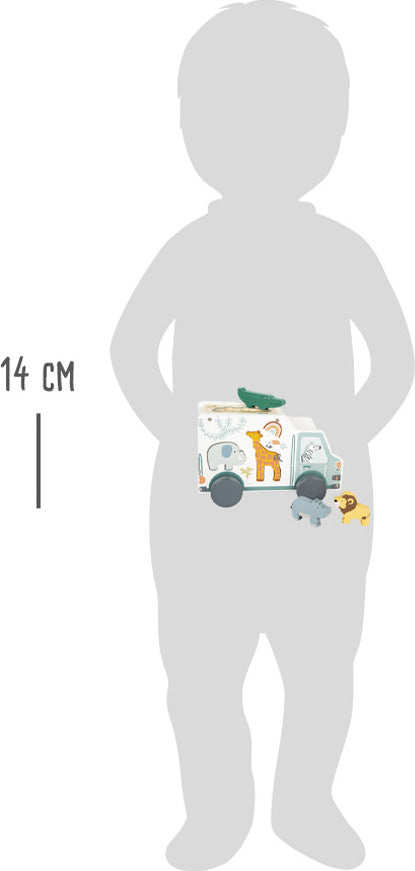 Toy Car Shape-Fitting Game "Safari"