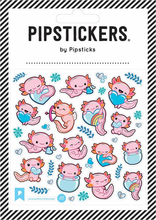 Stickers - Axolotl Fun (4x4)