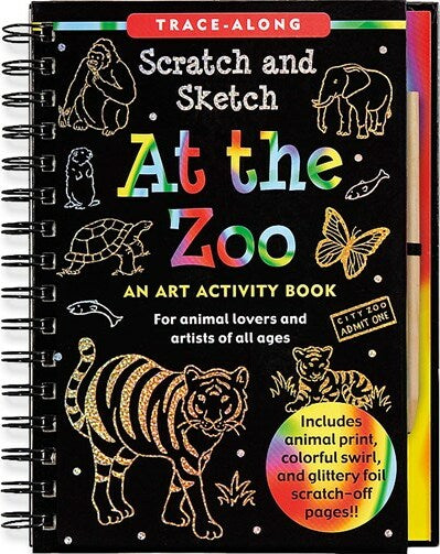 Scratch & Sketch At The Zoo (Trace-Along)