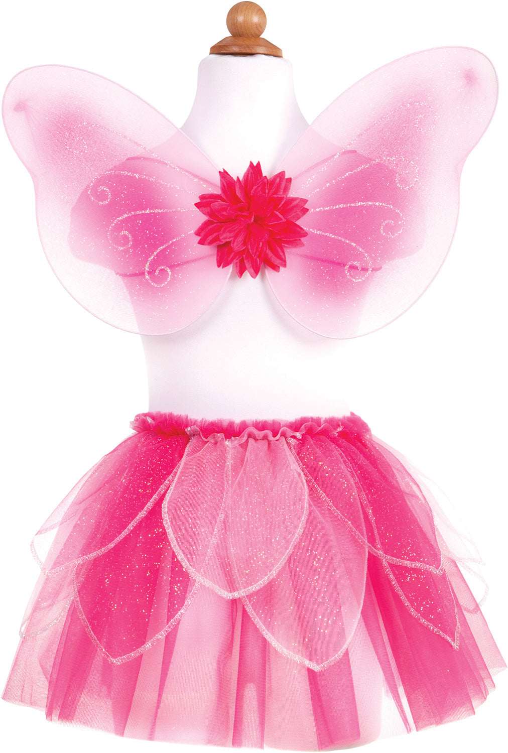 Fancy Flutter Skirt Sets with Wings & Wands