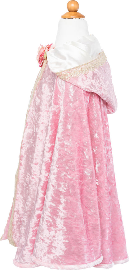 Deluxe Pink Princess Cape (Size 7-8)