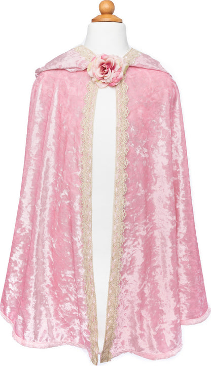 Deluxe Pink Princess Cape (Size 7-8)