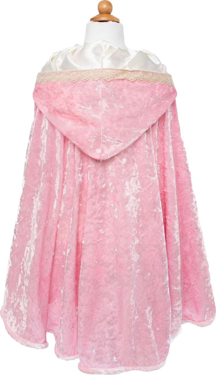 Deluxe Pink Princess Cape (Size 7-8)