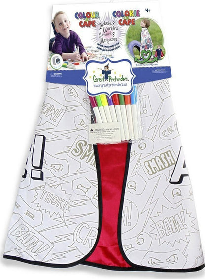 Color-A-Cape Superhero