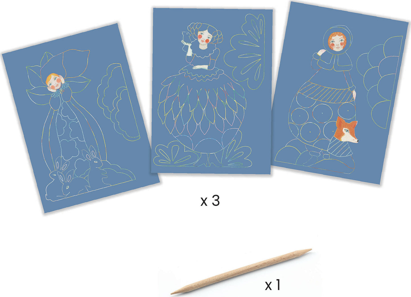 Pretty Dresses Scratch Card Activity Set