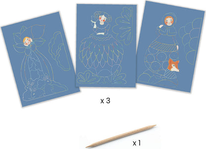 Pretty Dresses Scratch Card Activity Set