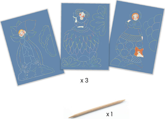 Pretty Dresses Scratch Card Activity Set