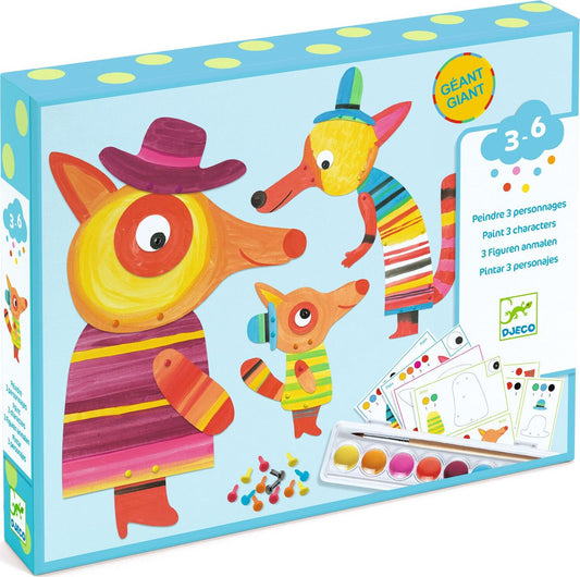 DJECO The Fox Family Watercolor Paints