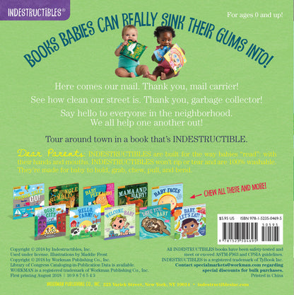 Indestructibles: My Neighborhood: Chew Proof · Rip Proof · Nontoxic · 100% Washable (Book for Babies, Newborn Books, Safe to Chew)