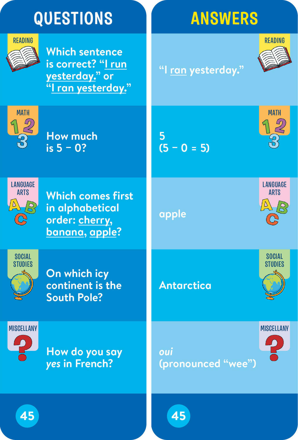 Brain Quest 1st Grade Smart Cards Revised 5th Edition