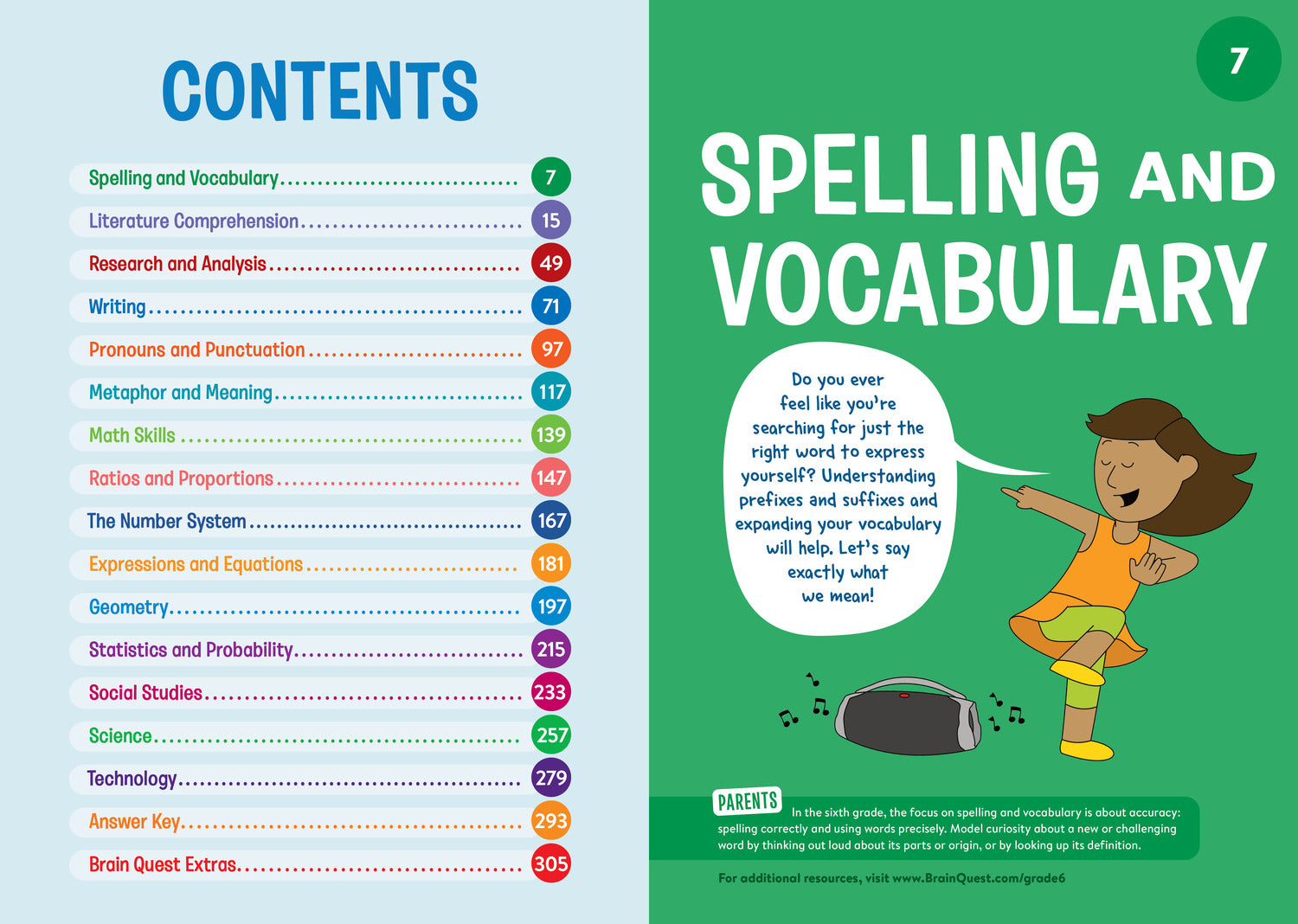 Brain Quest Workbook: 6th Grade Revised Edition