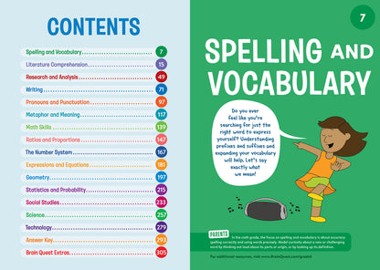 Brain Quest Workbook: 6th Grade Revised Edition