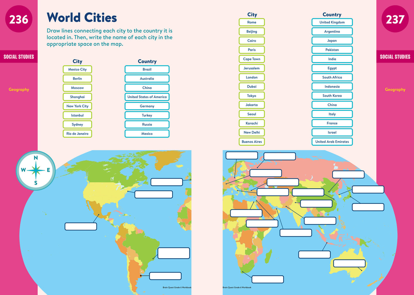 Brain Quest Workbook: 6th Grade Revised Edition
