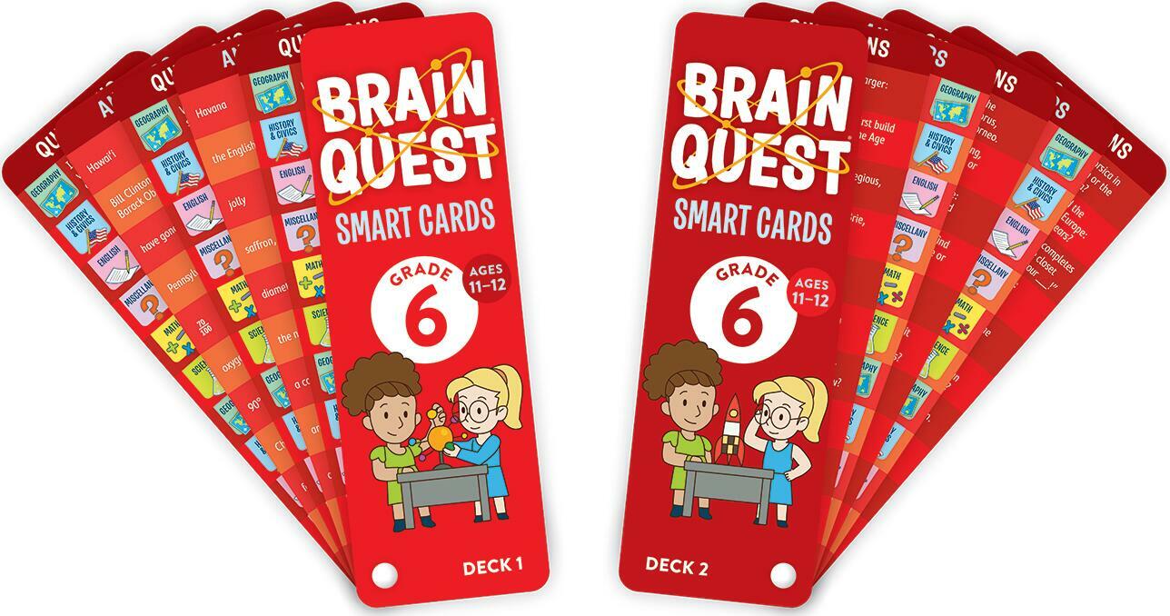 Brain Quest 6th Grade Smart Cards Revised 4th Edition