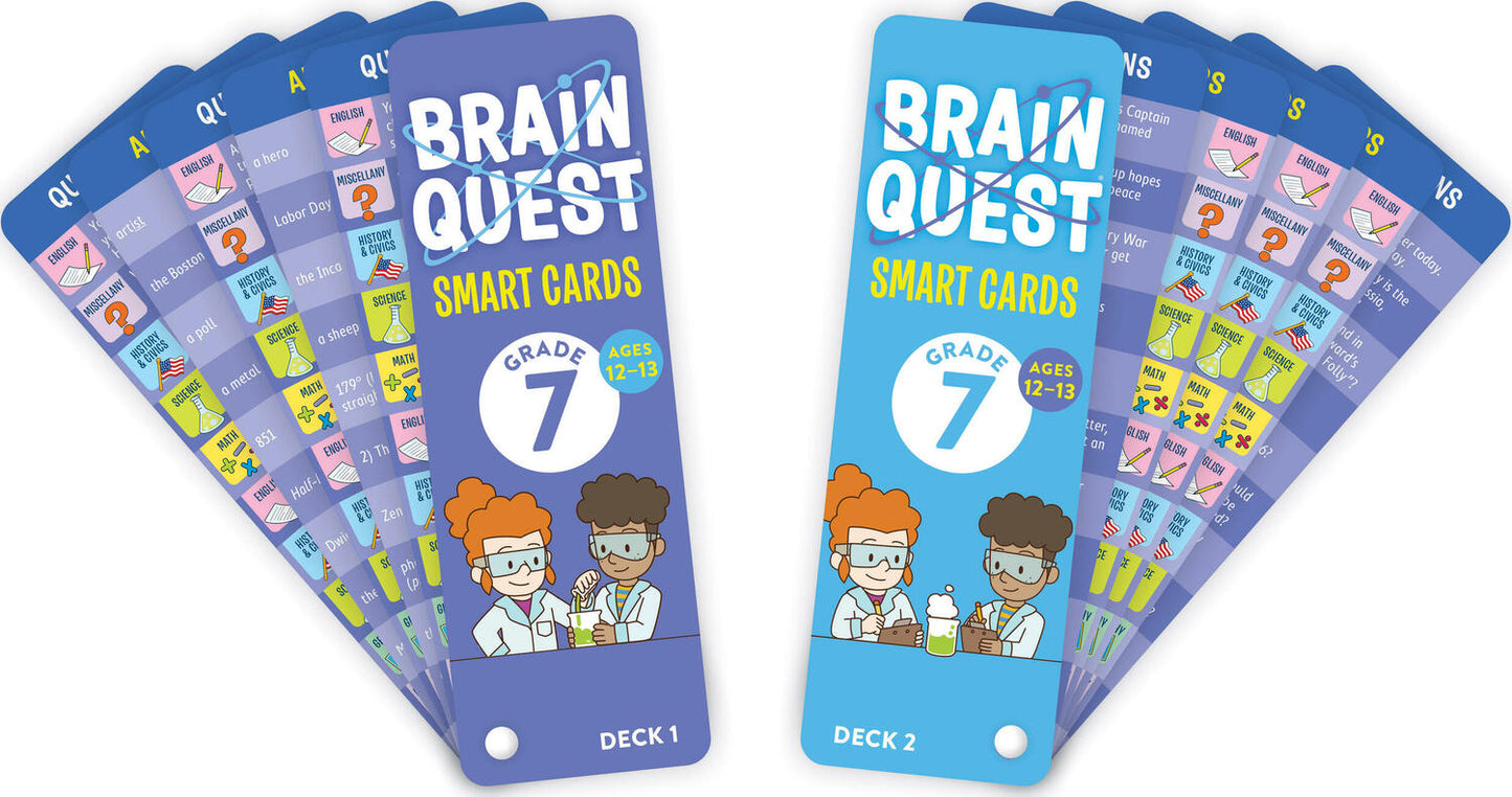 Brain Quest 7th Grade Smart Cards Revised 4th Edition