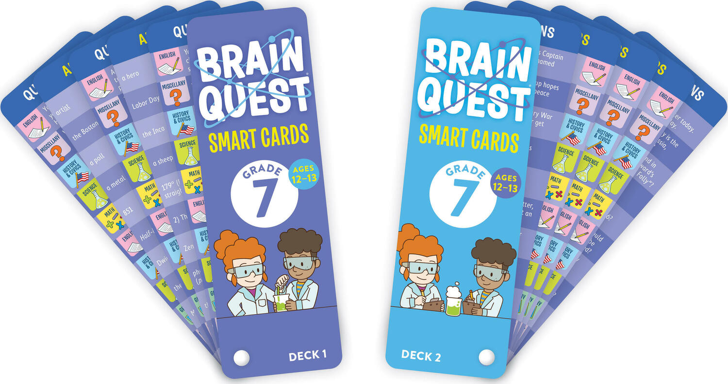 Brain Quest 7th Grade Smart Cards Revised 4th Edition