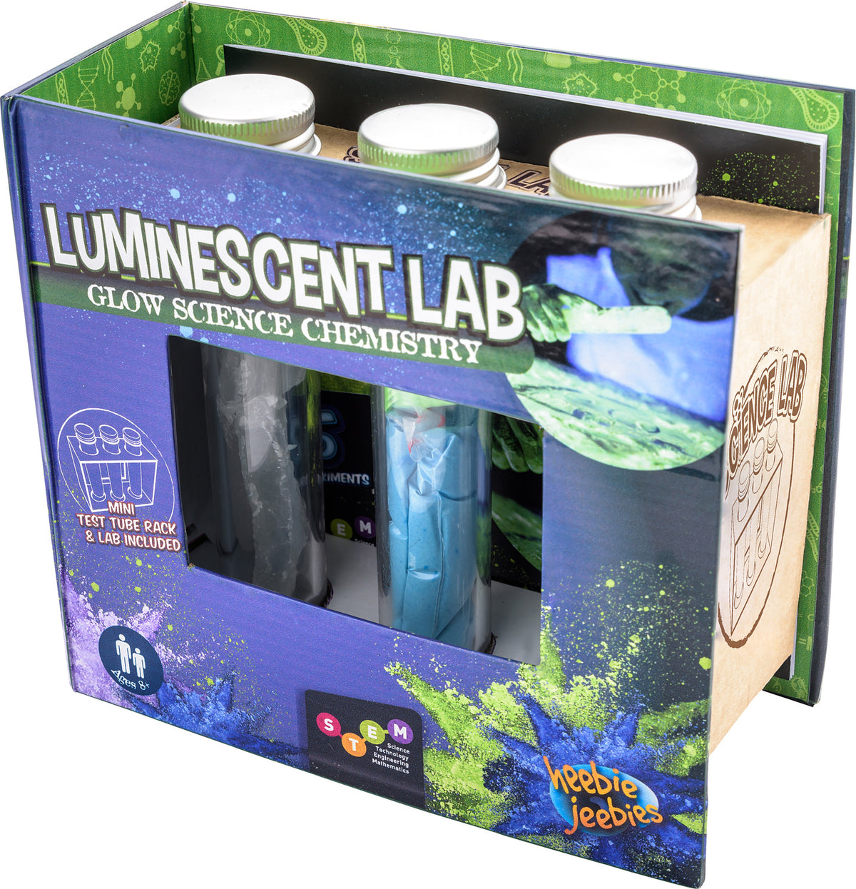 New Heebie Jeebies Luminescent Lab Glow Science Chemistry Set Kids Exp ...