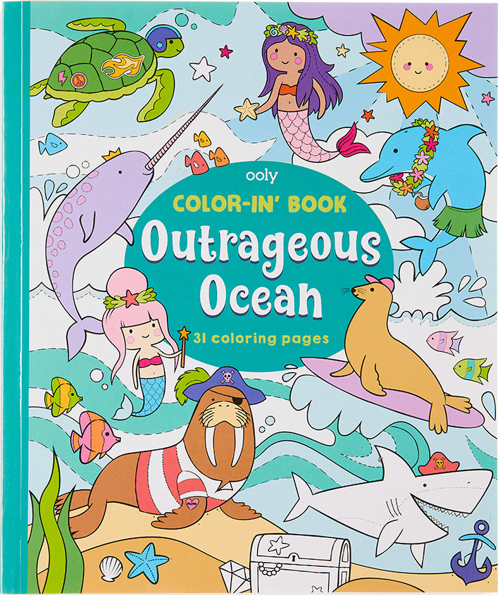 Color Oce Color in book Outrageous Ocean – Creativo! Toys & Games