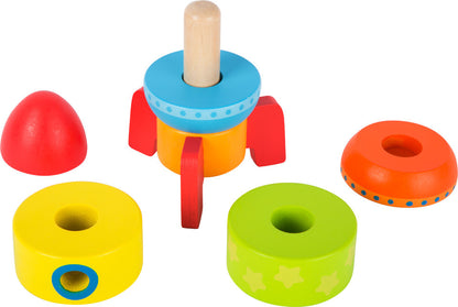 Colourful Stacking Rocket