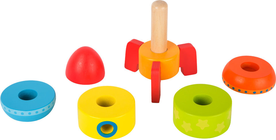 Colourful Stacking Rocket