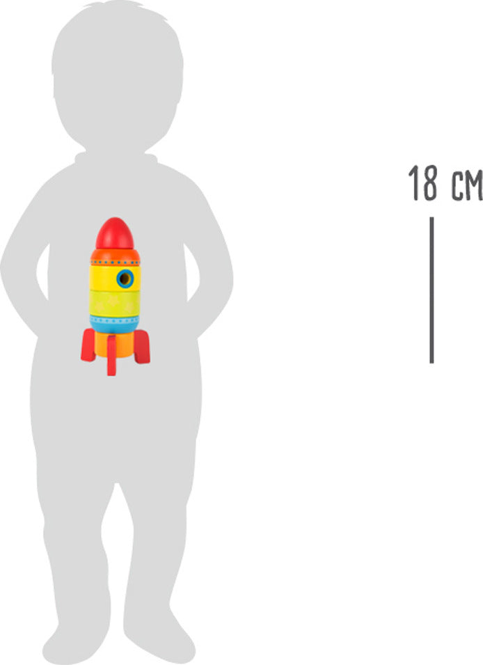 Colourful Stacking Rocket