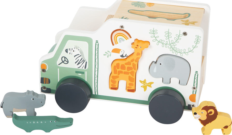 Toy Car Shape-Fitting Game "Safari"