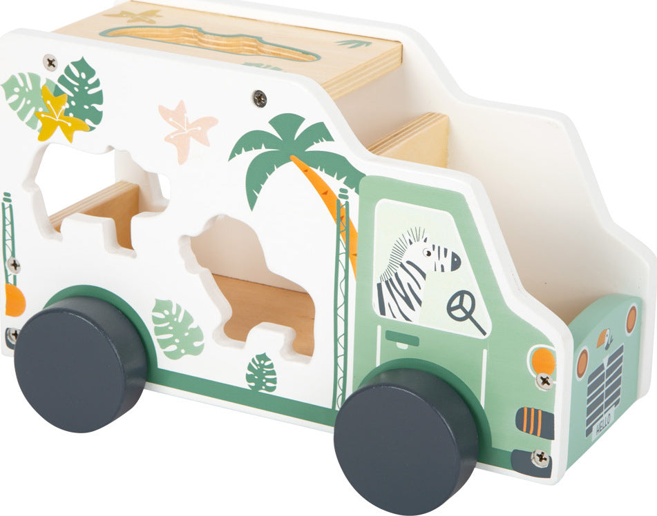 Toy Car Shape-Fitting Game "Safari"