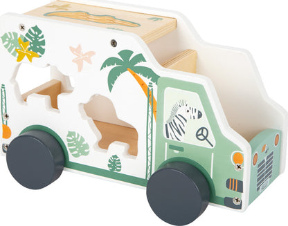 Toy Car Shape-Fitting Game "Safari"