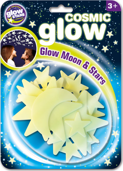 Cosmic Glow Moon & Stars