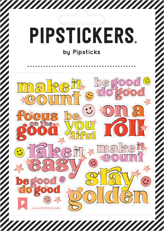 Stickers -  Make It Count (4x4)