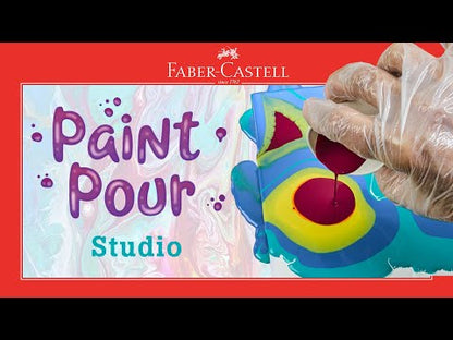 Faber-Castell Do Art Paint Pour Studio - No Mix Acrylic Paint Pouring Set for Kids