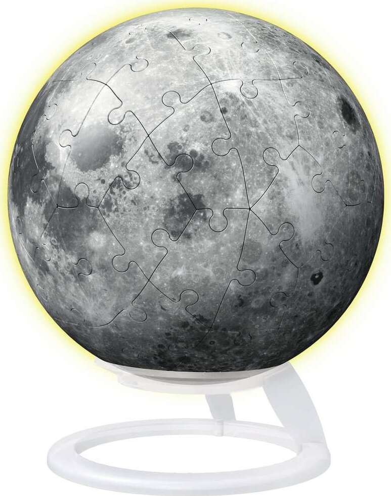 3D Puzzle Ball Glow-in-the-Dark "The Moon" - 72 Pieces