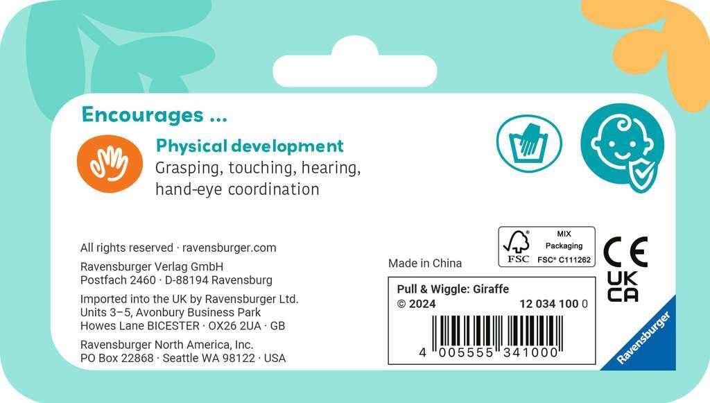 Pull & Wiggle: Giraffe*