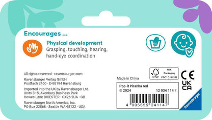 Pop-it Piranha (red)*