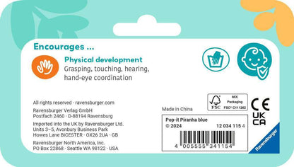 Pop-it Piranha (blue)*