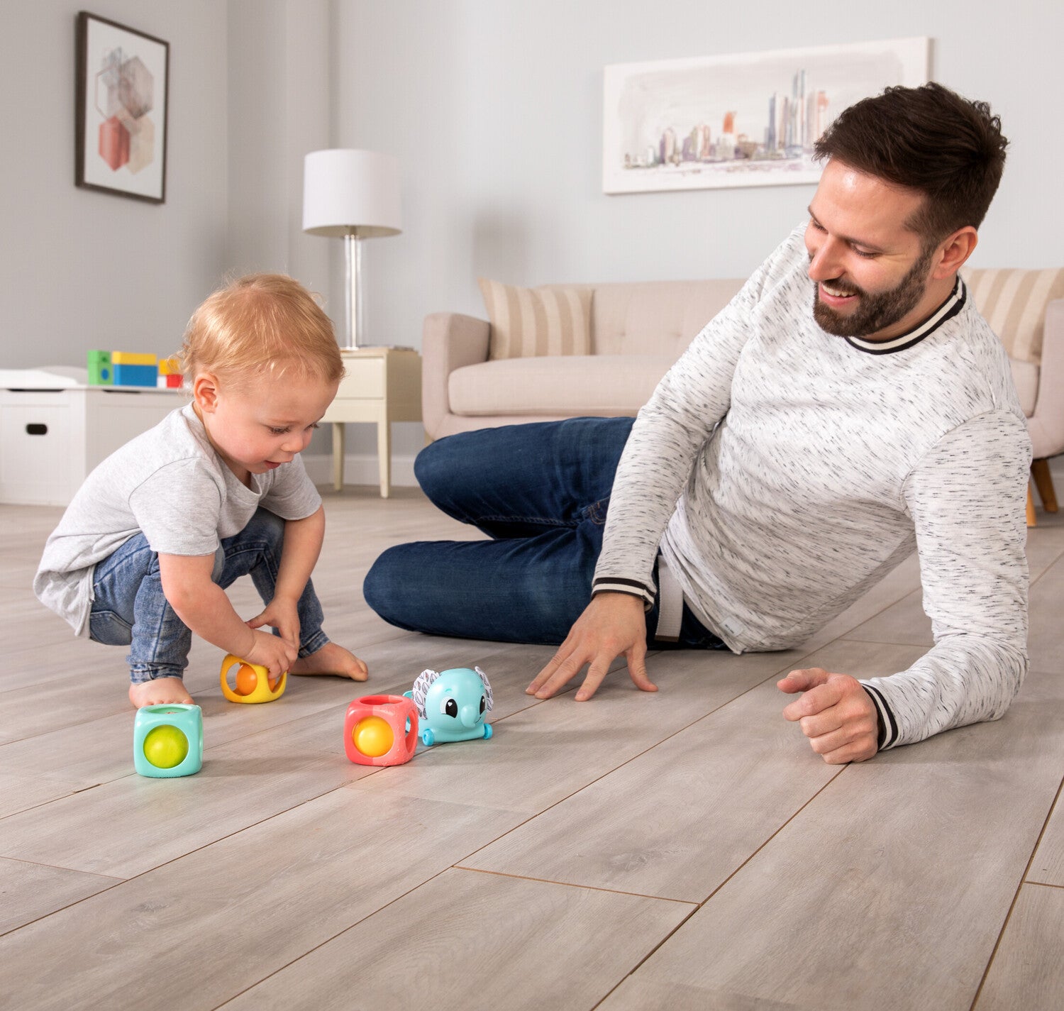 Lamaze Stack, Rattle and Roll Block Set